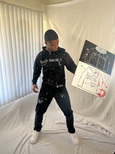 Load image into Gallery viewer, 1OF1 Painted "I Vow" Zip-Up Jacket - Black