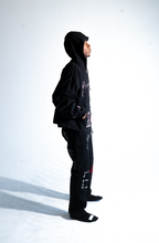 Load image into Gallery viewer, StarForeva Poplin Zip-Up Jacket 1 -Black