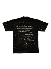 Load image into Gallery viewer, 1OF1 Painted "I Vow" Tee - Black