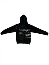 Load image into Gallery viewer, 1OF1 Painted "I Vow" Zip-Up Jacket - Black