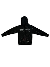 Load image into Gallery viewer, 1OF1 Painted "I Vow" Zip-Up Jacket - Black