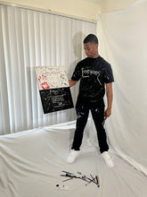 Load image into Gallery viewer, 1OF1 Painted &quot;I Vow&quot; Tee - Black
