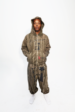 Load image into Gallery viewer, StarForeva Zip-Up Jacket Drip Dye 1 -Olive
