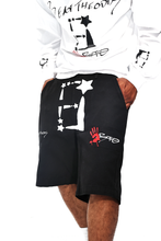 Load image into Gallery viewer, StarForeva Canvas Shorts 1 -Black
