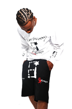 Load image into Gallery viewer, StarForeva Canvas Shorts 1 -Black
