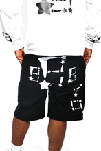 Load image into Gallery viewer, StarForeva Canvas Shorts 1 -Black
