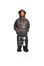 Load image into Gallery viewer, StarForeva Hoodie Drip Dye 1 -Black
