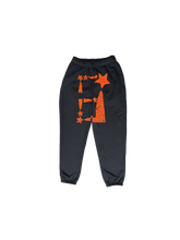 Load image into Gallery viewer, StarForeva Rhinestone Sweatpants -Black
