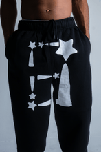 Load image into Gallery viewer, BTO StarForeva Sweatpants Holes -Black
