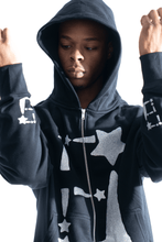 Load image into Gallery viewer, StarForeva Zip-Up Jacket 1 -Black
