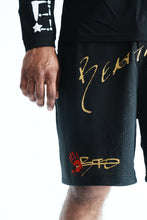 Load image into Gallery viewer, BTO StarForeva Mesh Shorts -Black
