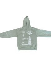 Load image into Gallery viewer, StarForeva Rhinestone Hoodie -Army Green
