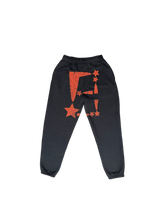 Load image into Gallery viewer, StarForeva Rhinestone Sweatpants -Black
