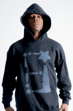 Load image into Gallery viewer, StarForeva Relax Hoodie 1 -Black
