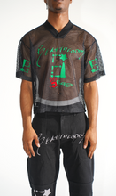 Load image into Gallery viewer, BTO StarForeva Mesh V-Neck 1 -Black
