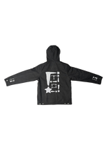 Load image into Gallery viewer, BTO StarForeva Canvas Hooded Jacket 1 -Black
