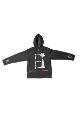 Load image into Gallery viewer, BTO StarForeva Canvas Hooded Jacket 1 -Black
