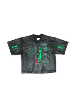 Load image into Gallery viewer, BTO StarForeva Mesh V-Neck 1 -Black
