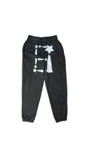 Load image into Gallery viewer, BTO StarForeva Sweatpants Holes -Black
