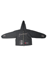 Load image into Gallery viewer, StarForeva Poplin Zip-Up Jacket 1 -Black
