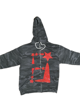 Load image into Gallery viewer, StarForeva Rhinestone Jacket -Camouflage Black
