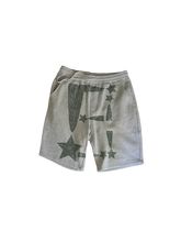 Load image into Gallery viewer, StarForeva Rhinestone Shorts -Grey
