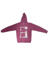 Load image into Gallery viewer, StarForeva Rhinestone Zip-Up Jacket -Maroon
