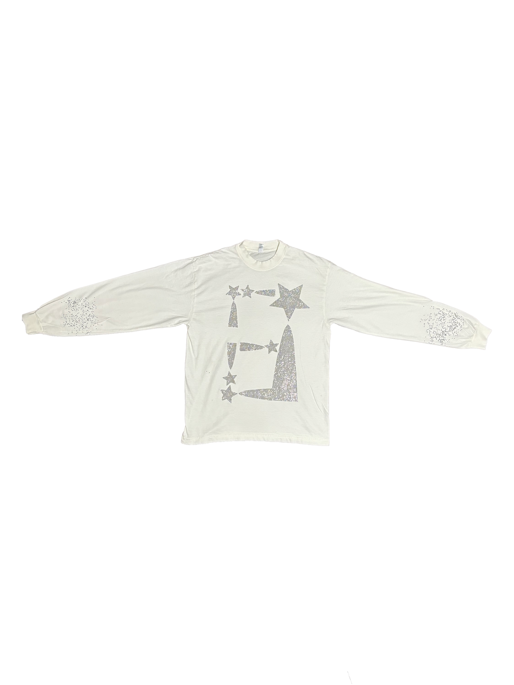 StarForeva Rhinestone L/S Shirt -Off-White