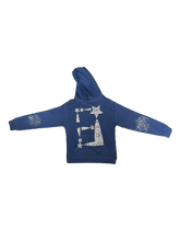 Load image into Gallery viewer, StarForeva Rhinestone Hoodie- Royal Blue
