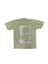 Load image into Gallery viewer, StarForeva Rhinestone Shirt -Matcha Green
