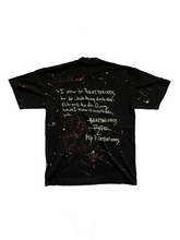 Load image into Gallery viewer, 1OF1 Painted &quot;I Vow&quot; Tee - Black
