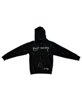 Load image into Gallery viewer, 1OF1 Painted &quot;I Vow&quot; Zip-Up Jacket - Black
