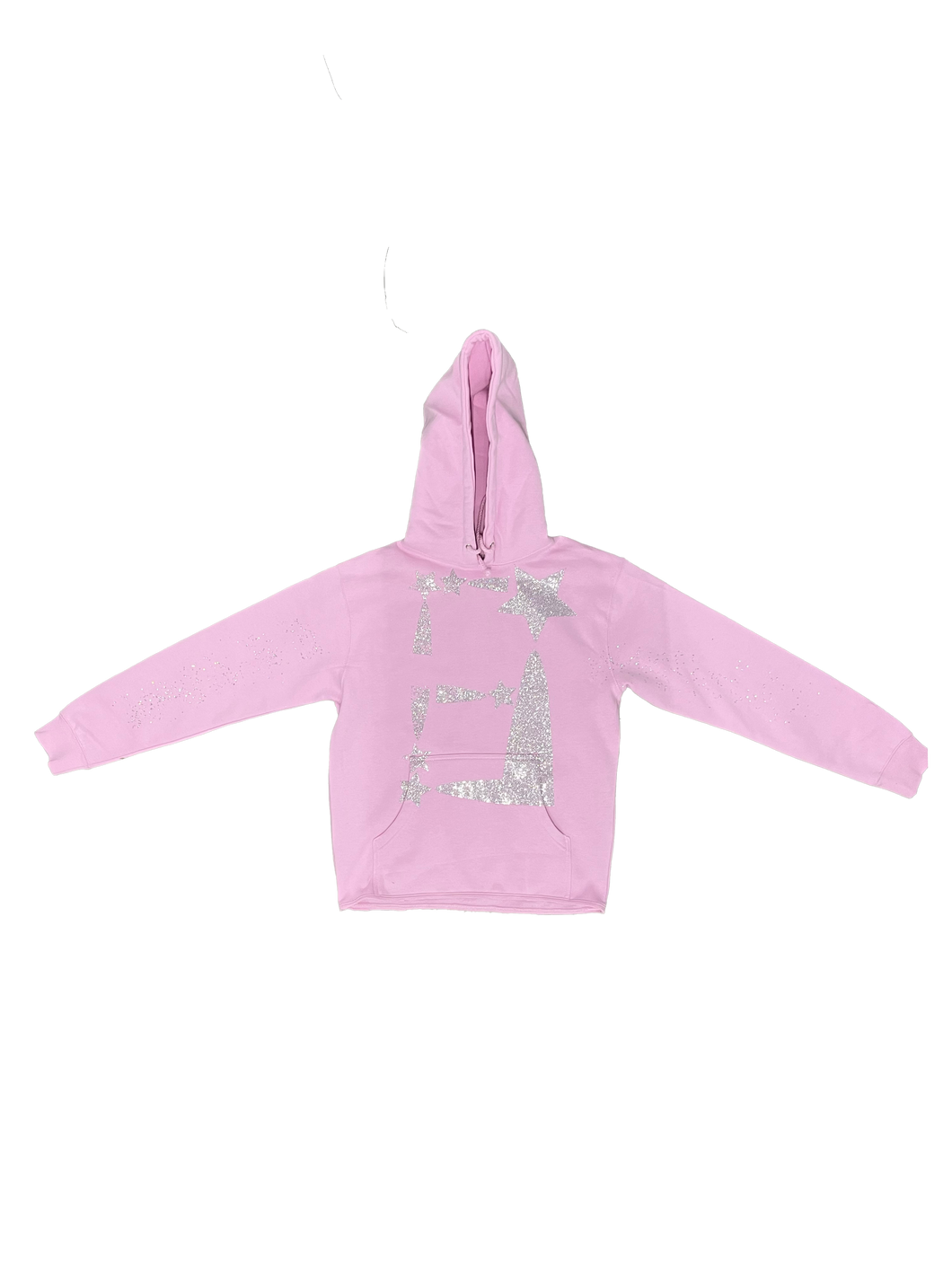 StarForeva Rhinestone Hoodie-Pink